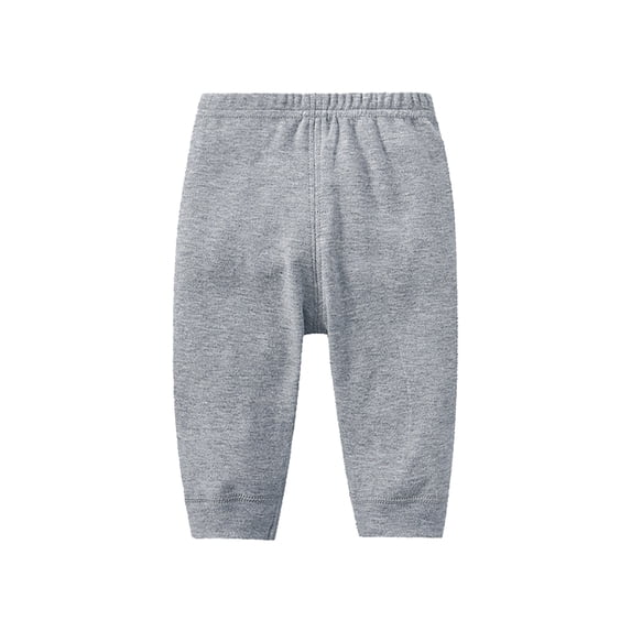 GiLiling Baby Joggers for Boys Girls Baggy Sweatpants Solid Elastic Waist School Pants Casual Sport Trousers (Grey, 0-3 Months)