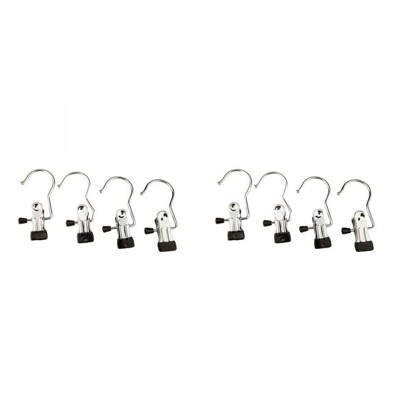 GiLiling Boot Hanger Closet Laundry Hooks with Clips Boot Holder Hanging Clips Portable Multifunctional Hangers Single Clip Space Saving for Jeans Hats Tall Boots Towels