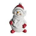 thumbnail image 1 of GiLiling Classic Resin Snowman Figurine, Charming Snowman Christmas Decorations for Indoor Winter Displays on Home Tables, Shelves, and as Small Xmas Ornaments, 1 of 4