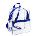 thumbnail image 1 of GiLiling Clear Backpack, PVC Transparent Backpack with Reinforced Strap & Large Capacity for Home Work Stadium Security, Small Clear Backpack, 1 of 8