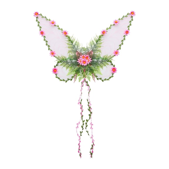 GiLiling Colorful Butterfly Wing Decor - Floral Leaf Vine Accent Wearable Halloween Accessory for Festive Outfits and Garden Displays Seasonal Fashion Statement
