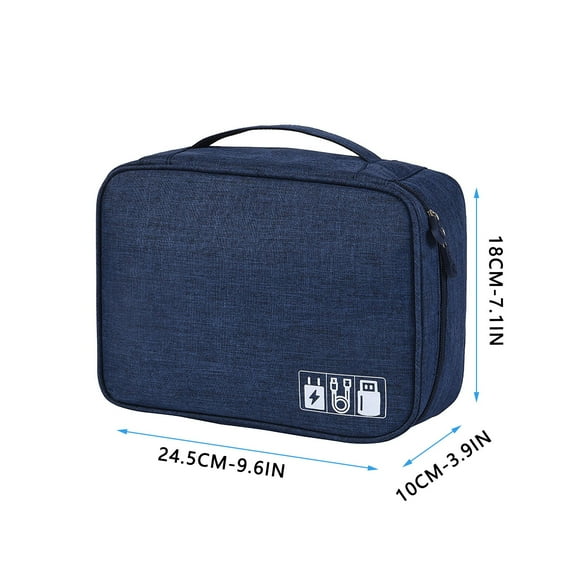 GiLiling Electronic Organizer Bag Waterproof Portable Electronic Organizers Travel Accessories Cable Bags Univers-al Cord Storage Case for Cable Cord Storages Charging Cable Cell Phone Power Bank