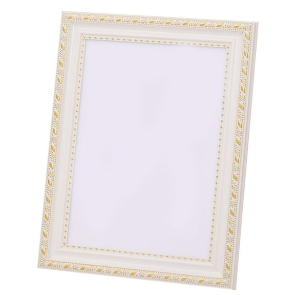 GiLiling European Style Photo Frame Display - Tabletop Picture Frame with Back Hook Stand for Home Decor, Wall Mountable Display Option for Living Room Interior Accent