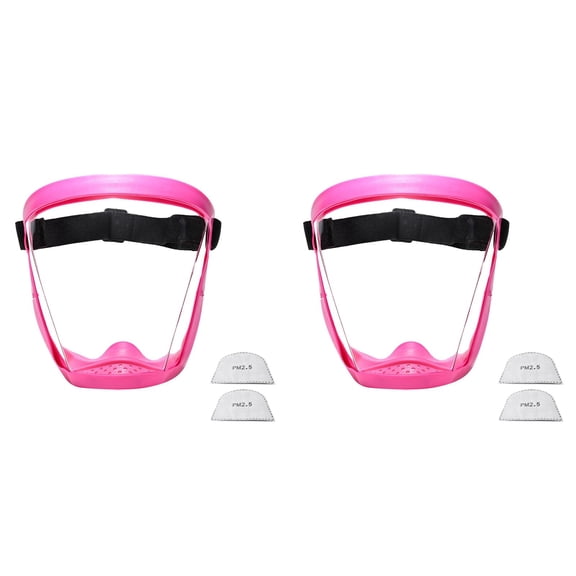 GiLiling Face Shield, Anti-Dust & Fog- Face Shield,Anti-Fog Protective Full Face Shield (Black frame with transparent side) Dust Super Protective for Grinding and Cutting