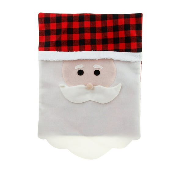 GiLiling Fall Throw Pillow Covers Christmas Ornament Chair Cover Santa Snowman Stool Cover Home Decor Chair Cover for Autumn Harvest Farmhouse Couch Cushion Cover Vintage Neutral Decorative ﻿