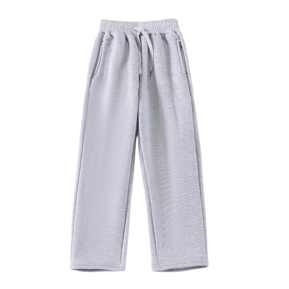 GiLiling Fleece Toddler Boys Sweatpants, Kids Joggers Soft Cotton, Toddler Boys Girls Sweatpants with Pocket Drawstring (Grey, 15-16 Years)
