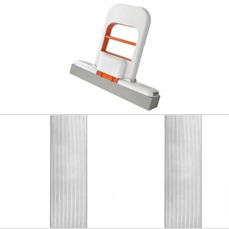 GiLiling Foldable Desktop Mop, Portable Cleaning System with Sponge Mop for Wet and Dry Use, Self-contained Design Replaces Traditional Rags for Bathroom, Kitchen, and Living Areas