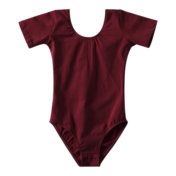 Rd2 GiLiling Girls Short Sleeve Ballet Leotard Dance Leotard Team Basic ...