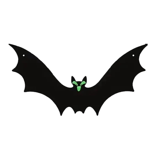 ​​GiLiling Glowing in The Darkness Bat Hanging Decor​​ | Flight Simulation Halloween Displays for Indoor/Outdoor Nighttime Ambiance Creation and Gothic Atmosphere Enhancement