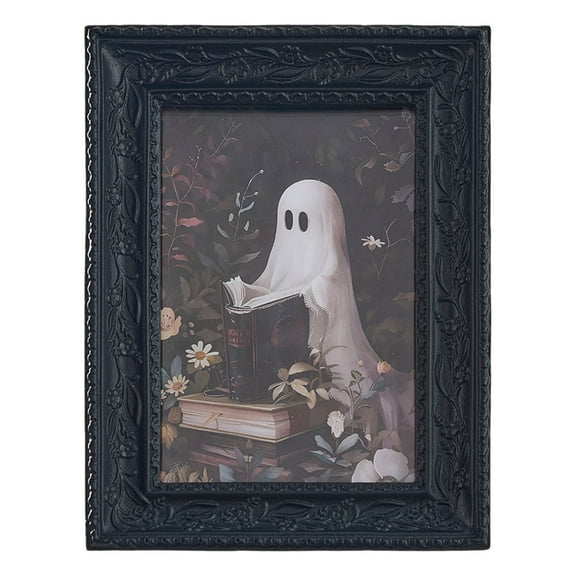 ​​GiLiling Gothic Ghost Resin Photo Frame Collection​​ | Motif Picture Display for Tabletop Decor, Halloween Thanksgiving Displays, and Bathroom Accent Enhancements