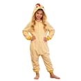 thumbnail image 1 of GiLiling Kids Chicken Animal Costume for Girls and Boys 3D Hooded Rooster Jumpsuit Costume for Halloween Dress-Up Outfit ﻿ (Yellow, 5-6 Years), 1 of 6