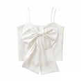 thumbnail image 1 of GiLiling Kids Solid Color Hollow Out Backless Camisole Vest Round Neck Fashion Top (Pink, 4-5 Years), 1 of 8