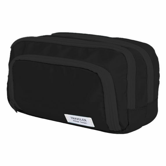 GiLiling Large Capacity Pencil Case, Pencil Pouch with 3 Compartments, Cloth Storage Pen Bag Office Stationery Organizer for Women and Men