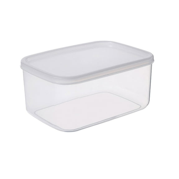 GiLiling Large Kitchen Refrigerator Stackable Organizer Refrigerator Airtight Storage Box with Lid Food Container with Lids Clear Plastic Organizer Square Produce for Fruits Vegetable Meat