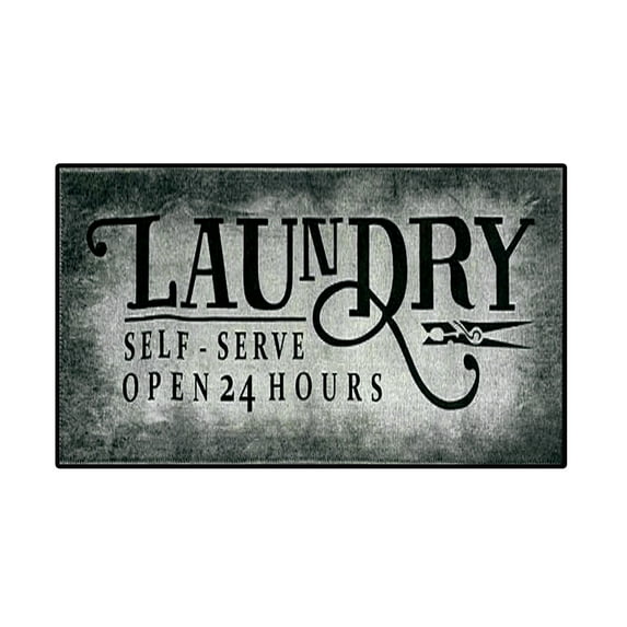 GiLiling Laundry Room Rug Non Slip Laundry Mats Mudroom Runner Farmhouse Kitchen Floor Mat Bathroom Laundry Room Decor Accessories Outdoor Rug Door Floor Mats 23.6*15.7inch
