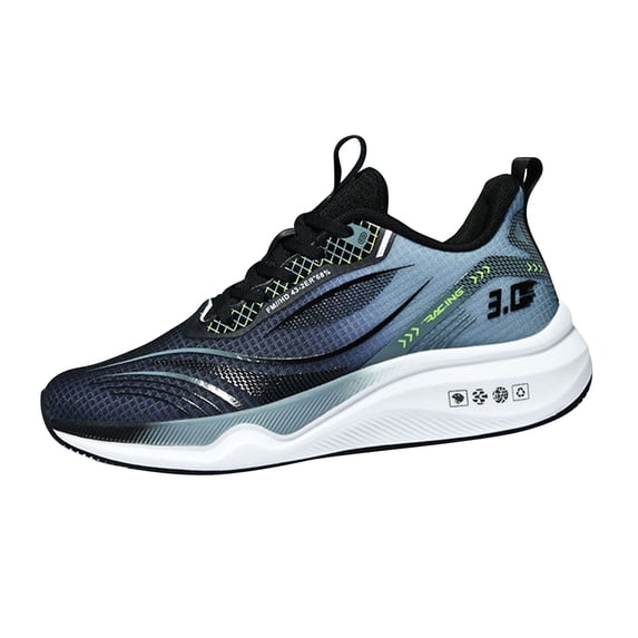 GiLiling Men's Running Shoes Ultra Lightweight Breathable Mesh Lace Up Non Slip Athletic Sneakers for Gym Workout Outdoor