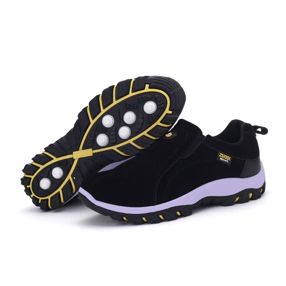 GiLiling Men's Slip On Walking Shoes Round Toe Non Slip Platform Sneakers Casual Sports Shoes for Outdoor Running Work