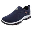 thumbnail image 1 of GiLiling Men's Slip On Walking Shoes Round Toe Non Slip Platform Sneakers Casual Sports Shoes for Outdoor Running Work, 1 of 2