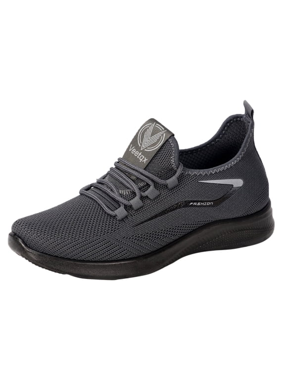 Men's Walking Sneakers Breathable Mesh Lace Up Non Slip Lightweight Casual Athletic Shoes for Daily Outdoor Workout