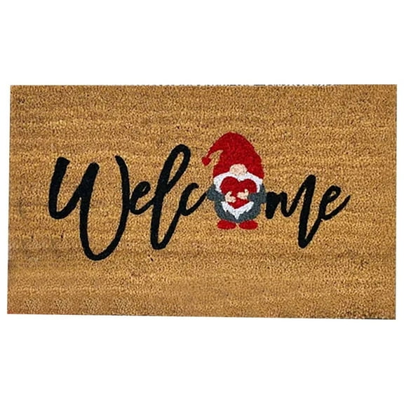 GiLiling Mode Red Xmas Tree Christmas Welcome Doormat Winter Home Decor Low-Profile Switch Rug Door Mat Floor Mat for Indoor Outdoor Holiday Decorations