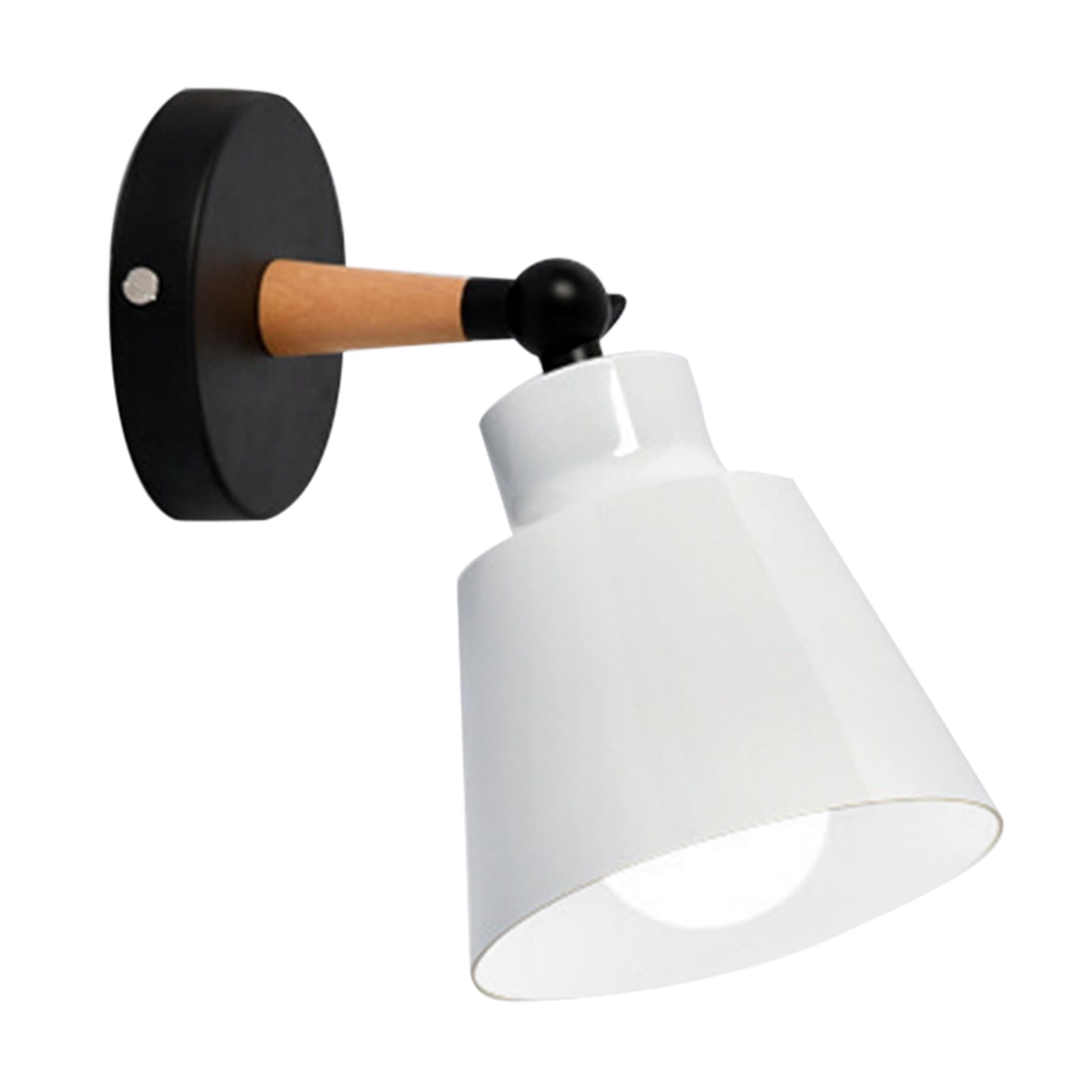 GiLiling Modern Wall Lamp with Plug in Cord for Bedrooms Hallway Living Room,Hot LED Wall Lamp Modern Wooden Bedroom Bracket Light Household Living Room Bathroom Lamp Style Indoor Lighting