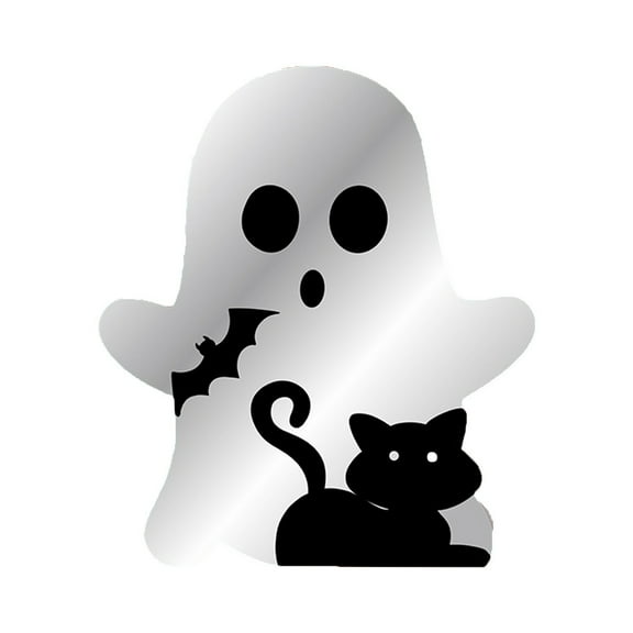 GiLiling Multi-Scene Removable Halloween Ghost Wall Decals | Bathroom & Living Room Art Stickers for Immersive Festive Embellishment and Temporary Space Transformation