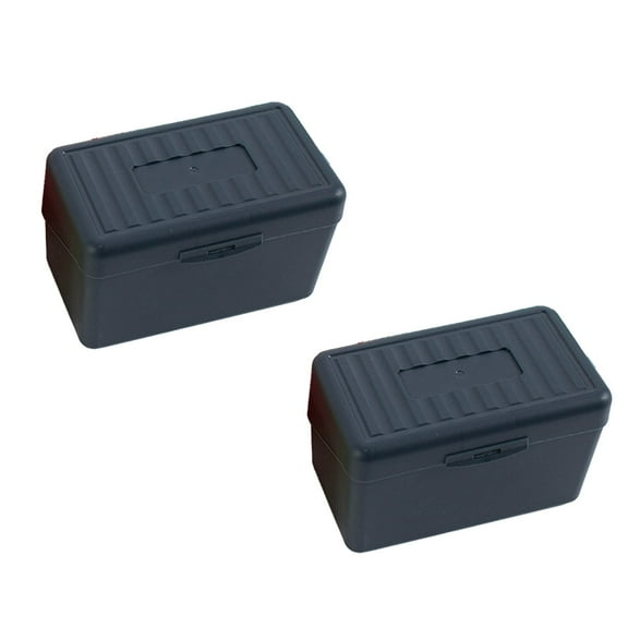 GiLiling Plastic Card Storage Box Set (2pc) with Classification Organization System, Desktop Recipe Business Card Management Solution Implementation Toolkit