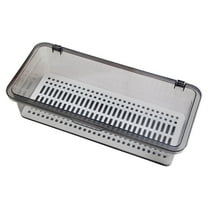 ​​GiLiling Plastic Flatware Trays with Lid Cutlery Organizer Silverware Countertop Storage Containers Utensil Drawer Divider Kitchen Counter Organizer Stackable Design