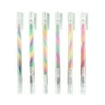 thumbnail image 1 of ​​GiLiling Rainbow Color-Changing Ballpoint Pen Professional Gradient Gel Ink System 6-Pack Writing Equipment Vibrant Artistry Tool Painting Coloring Application 5ml Capacity​​, 1 of 7