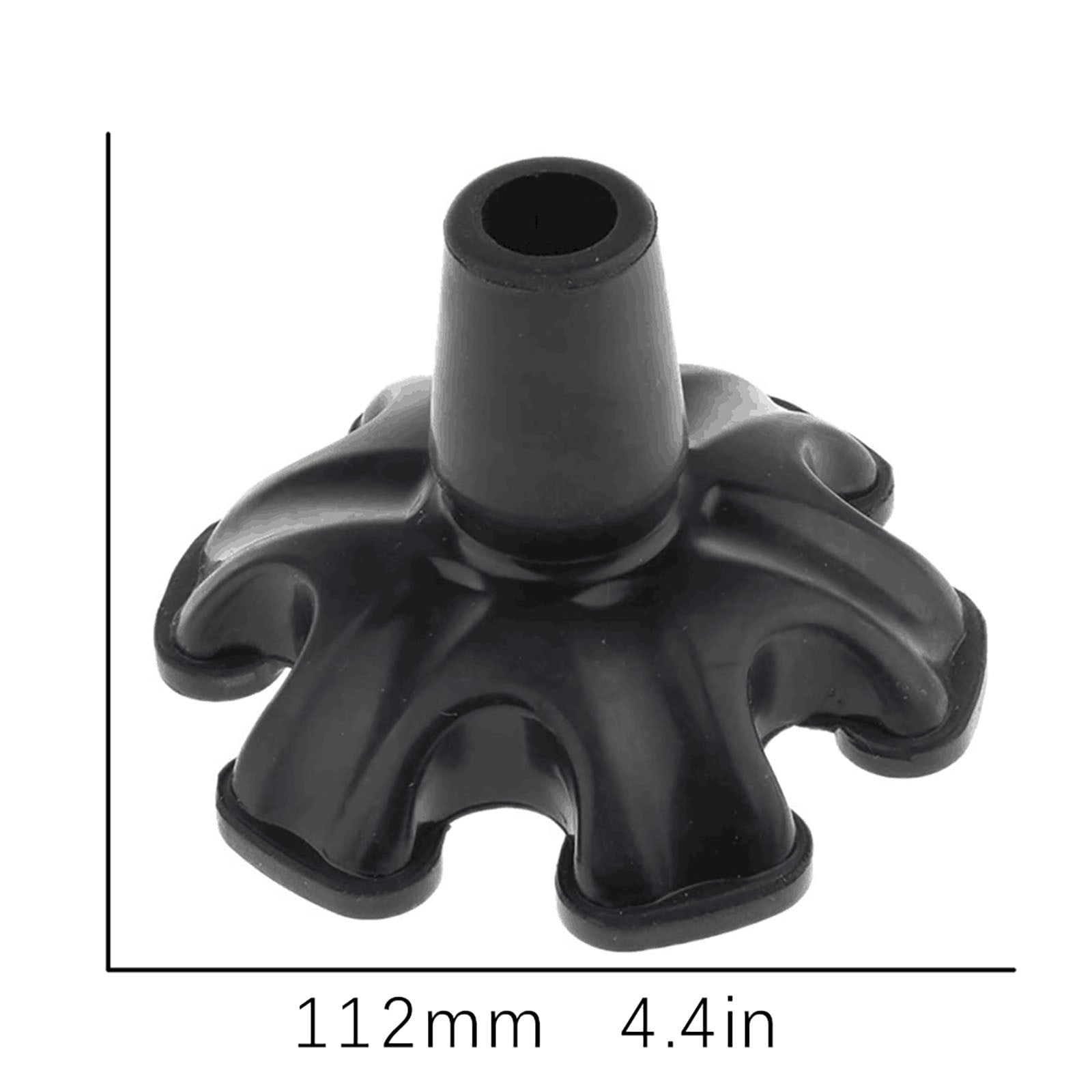 GiLiling Rubber Stabilizer Tip for Rod and Crutch with 6 Nonslip Feet