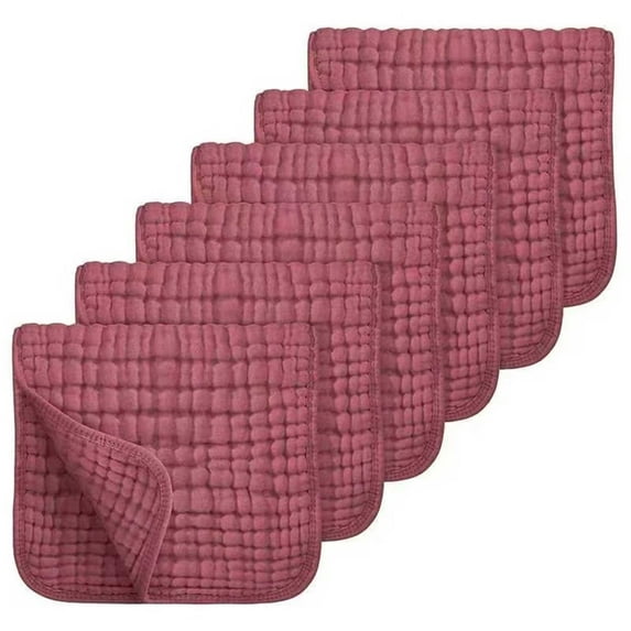 GiLiling Six Layer 25x50 cm Towel Set | Highly Absorbent Washable Utility Cloths | Professional Kitchen Cleaning Towels | Bathroom Spa-Grade Cotton Textiles | Multipurpose