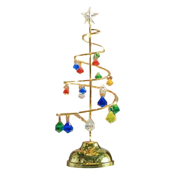 GiLiling Small Christmas Tree with Lights, Table Top Pre-Lit Artificial Christmas Tree with LED Lights, Skinny Desktop Tiny Xmas Decor for Kitchen, Office, or Mantle