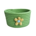 GiLiling Small Rope Basket Round Woven Storage Cute Dog Toy Baskets