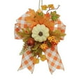 thumbnail image 1 of ​​GiLiling Sunflower Pumpkin Fall Wreath with Bow​​ | Autumn Door Hanger for Front Entryway Decor, Wall Display Enhancement, and Seasonal Welcome Arrangements, 1 of 9