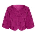 thumbnail image 1 of GiLiling Toddler Baby Boys Girls Winter Warm Fuzzy Coat, Long Sleeve Windproof Thick Outerwear Jacket for Cold Weather Wear (Hot Pink, 2-3 Years), 1 of 9