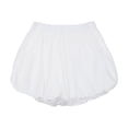 thumbnail image 1 of GiLiling Toddler Girls Bubble Shorts Elastic Waist Lightweight Casual Shorts for Kids Summer Playwear Daily Wear (White, 5-6 Years), 1 of 8