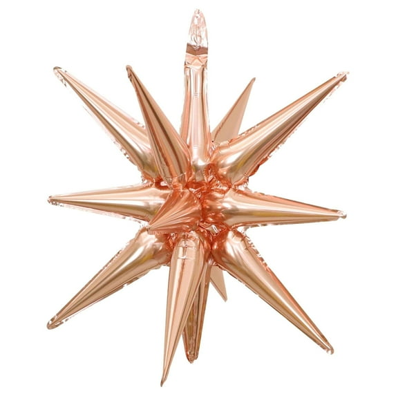 GiLiling Unique Star Black Gold 6 Pieces 22 Big Star Foil Balloon Explosion Star Foil Balloon Birthday Graduation New Year Decor Christmas Birthday Wedding Wedding Anniversary Party Supplies