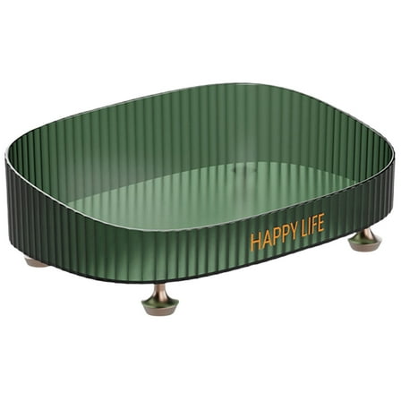 ​​GiLiling Vanity Tray Organizer - Makeup Perfume Jewelry Storage Bathroom Dresser Countertop Cosmetic Tray Decorative, Bathroom Vanity Tray, Makeup Trays for Dresser Top​​