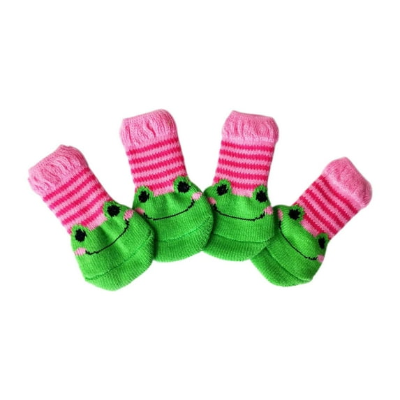 GiLiling 48 Pieces Dog Socks for Medium Dogs Non Slip Anti Slip Skid Pet Puppy Doggie Grip Socks Paw Protectors Indoor Traction Control Socks for Hardwood Floor Protection, 8 Styles