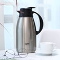 thumbnail image 1 of Gint 64Oz Stainless Steel Double-Walled Vacuum Insulated Coffee Carafe, 12 Hour Heat Retention, Silver, 1.9L, 1 of 10