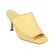 Gia Borghini Couture Leather Sandal, 36, Yellow
