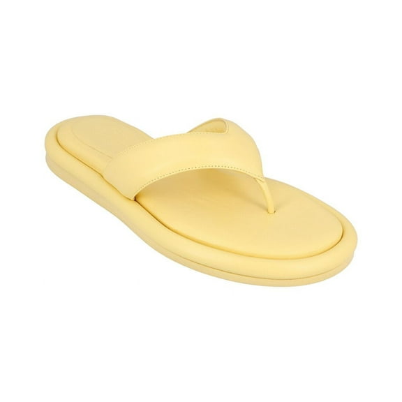 Gia Borghini Couture Leather Sandal, 38.5, Yellow