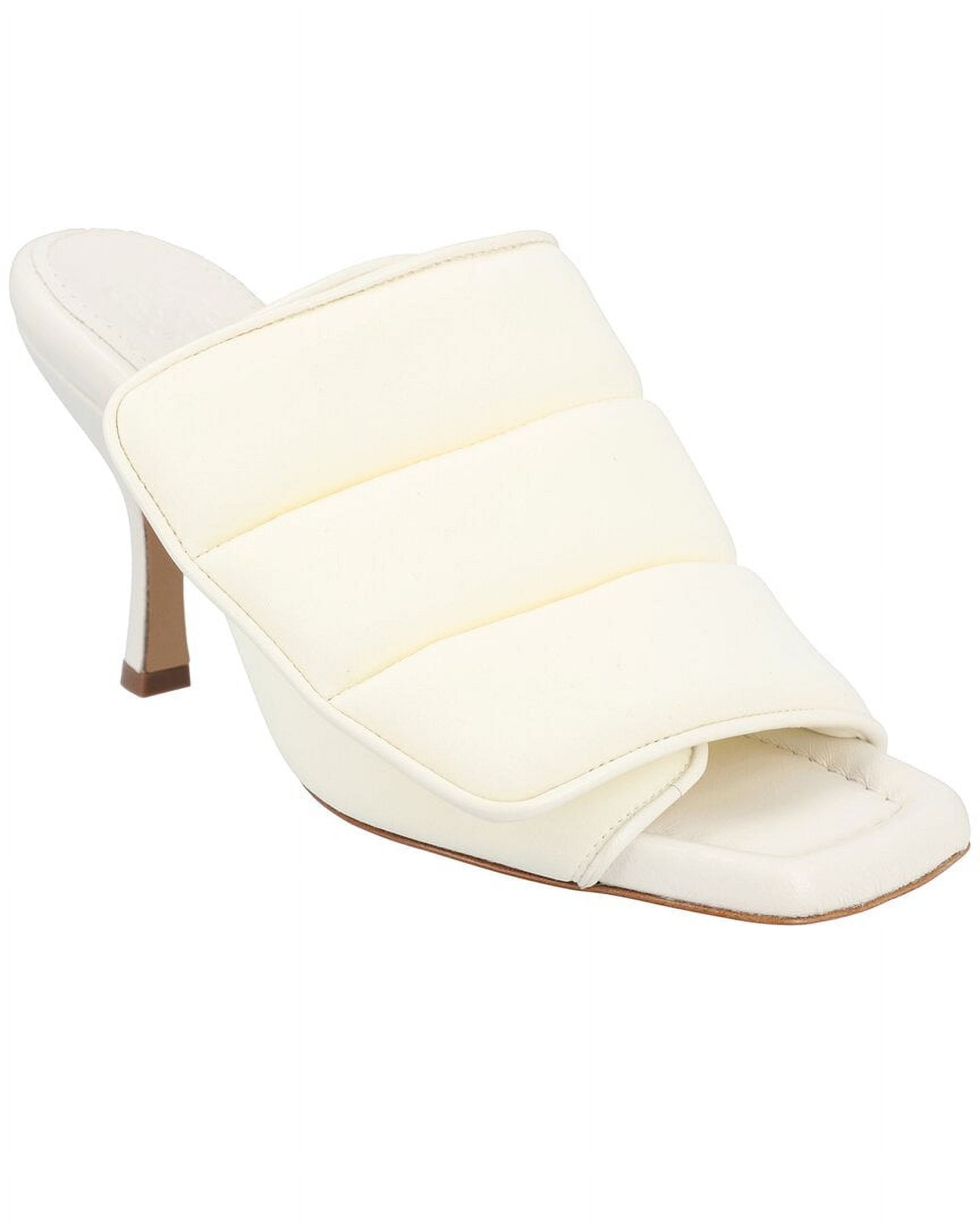 サンダル・ミュール Gia Borghini White Leather Sandals Gia Borghini Couture Leather Sandal, 40, White - Walmart
