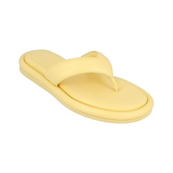 Gia Borghini Couture Leather Sandal, 39.5, Yellow