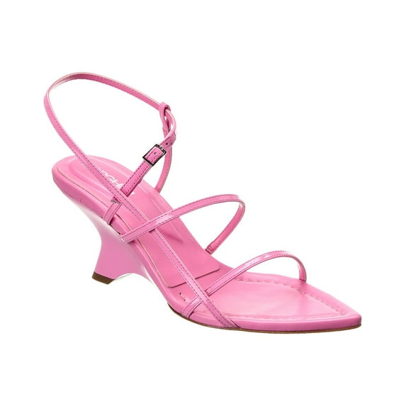 Gia Borghini Gia 26 Patent Slingback Sandal, 39, Pink