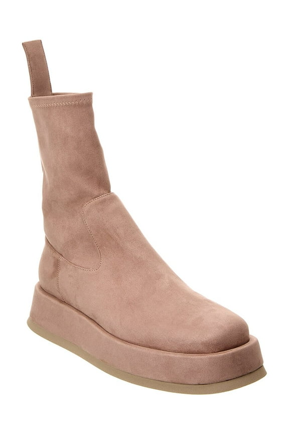 Gia Borghini Rosie 22 Suede Platform Boot, 41, Brown