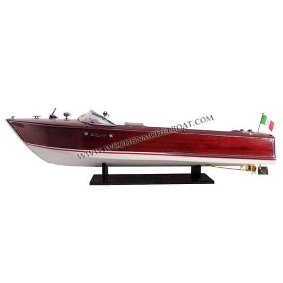 Gia Nhien SB0310P Super Riva Florida Wooden Model Speed Boat