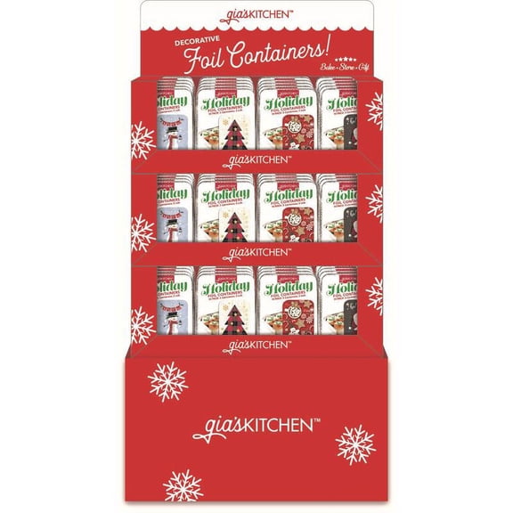 Gia's Kitchen Multicolored Foil Containers 1 pk
