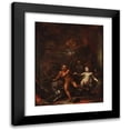 thumbnail image 1 of Giacomo Del Po 12x14 Black Modern Framed Museum Art Print Titled - Gates of Hell (ca. 1703-08), 1 of 5