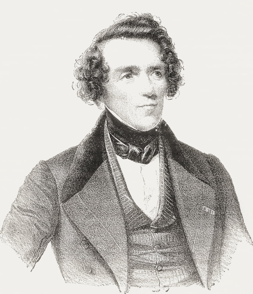 Giacomo Meyerbeer Born Jacob Liebmann Beer 1791 Canvas Art - Ken Welsh Design Pics (13 x 15)